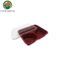 Disposable 4 Compartment Disposable Plastic Bento Lunch Box